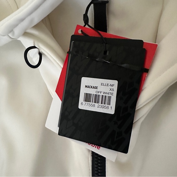 Mackage ELLE Techno fleece ski suit White XS - Picture 8 of 9